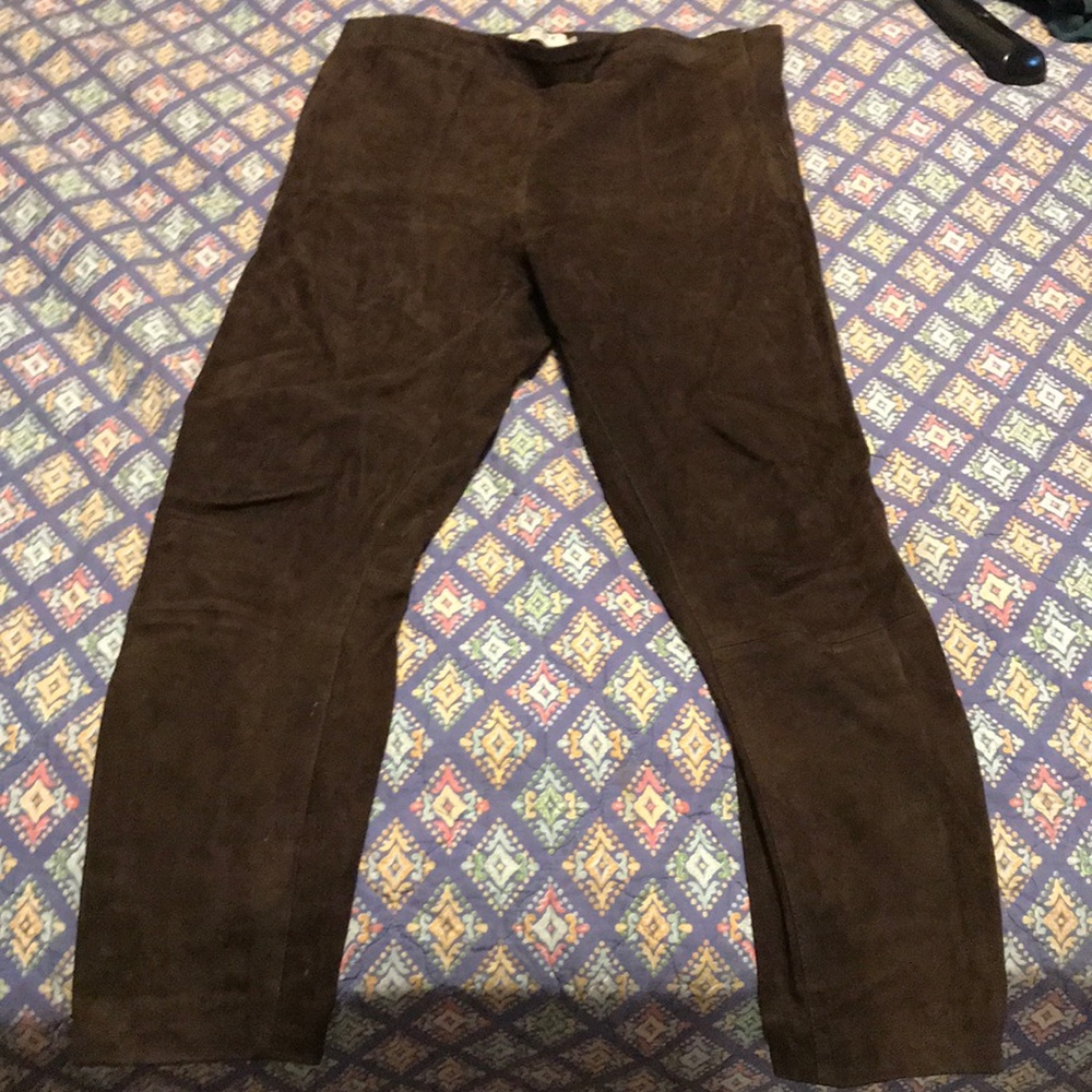 Frame Denim Suede Leggings